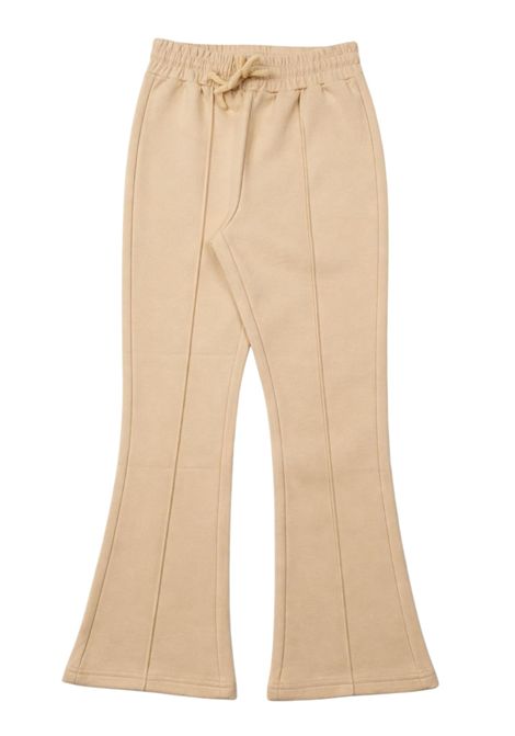 Pantalone bambina beige in cotone Manila Grace | M2924W25/SUBEIGE